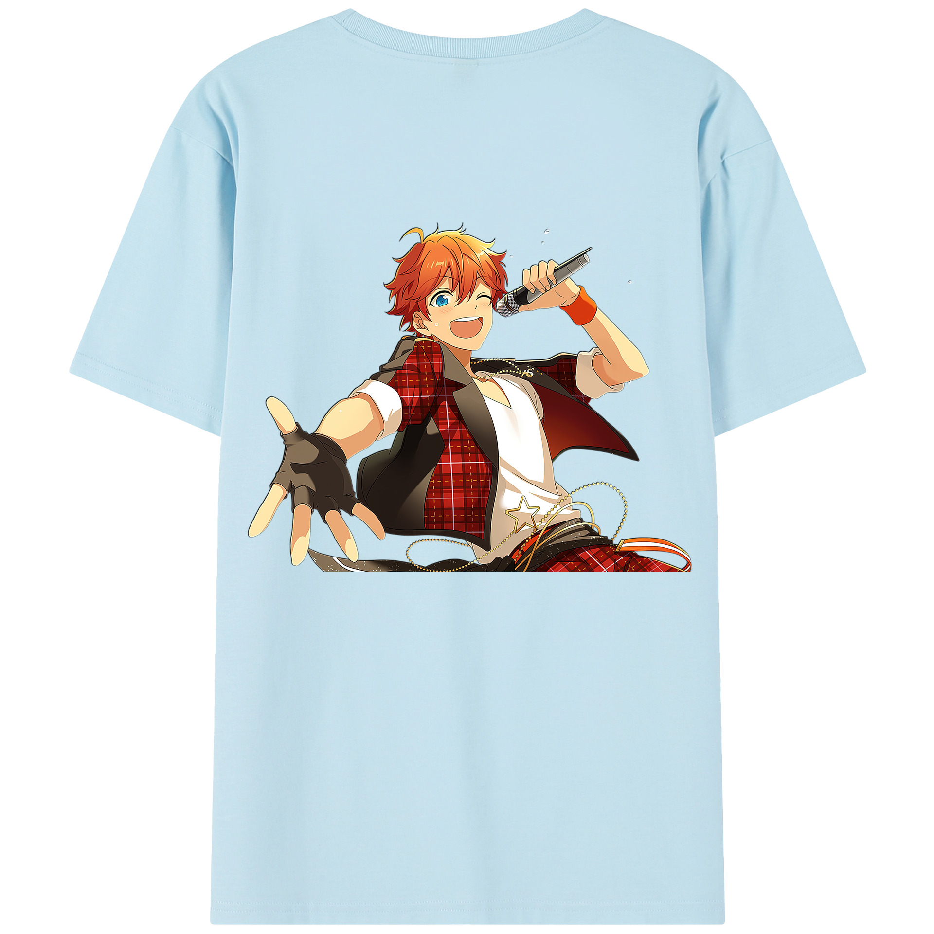（画像用） あんさんぶるスターズ! Ensemble Stars 綿100％半袖Tシャツ（背面プリント）